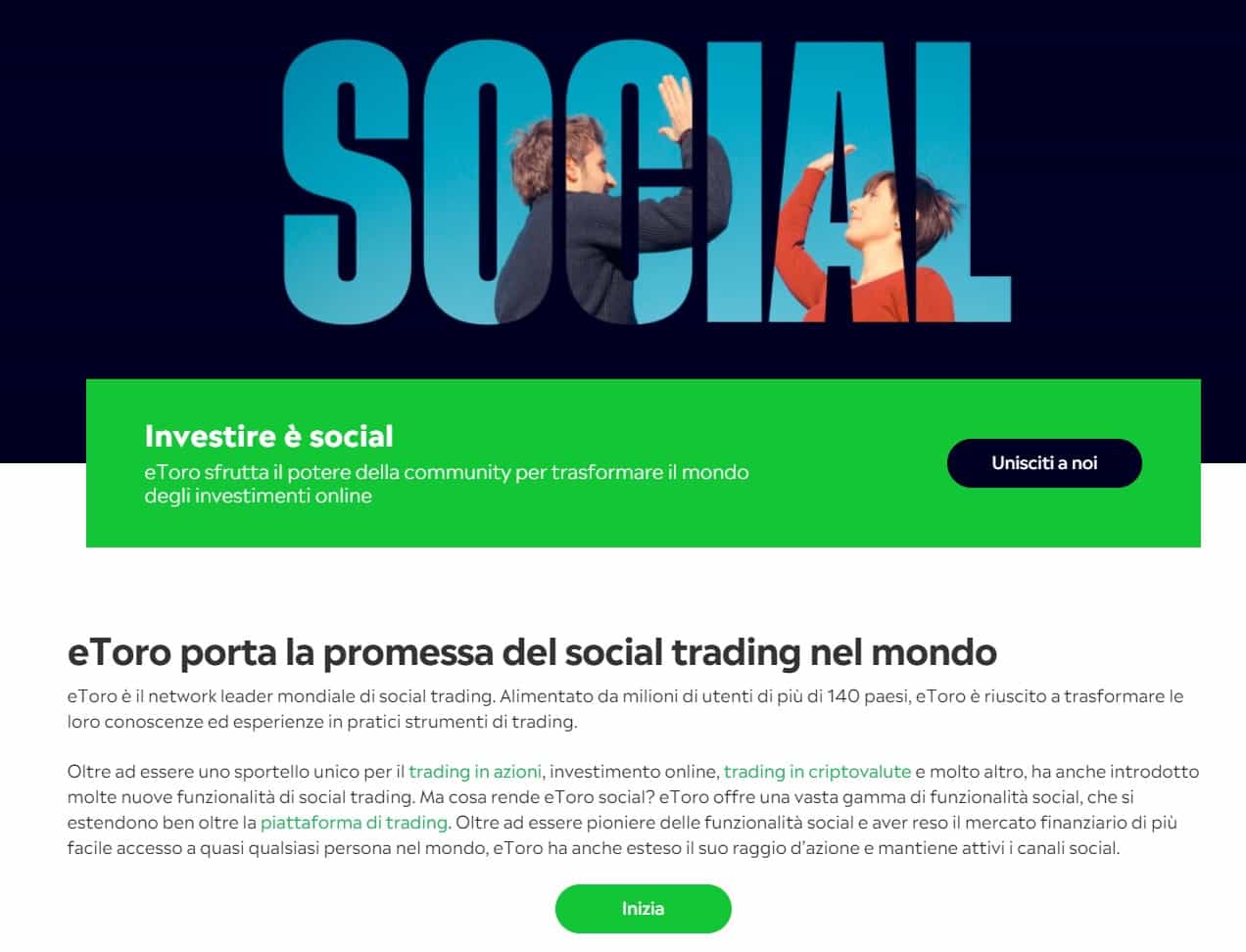 eToro Social Trading