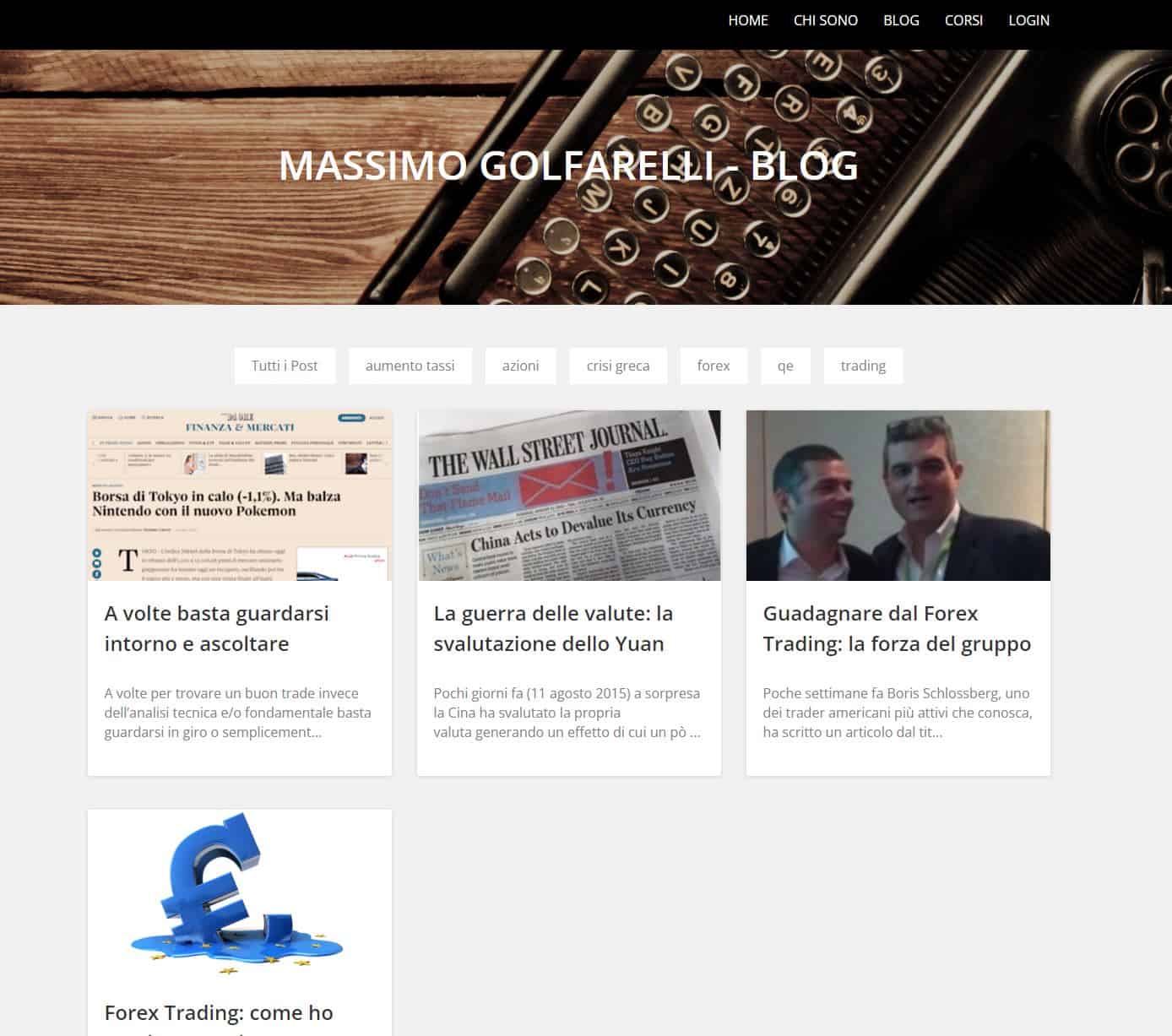 Massimo Golfarelli - Blog